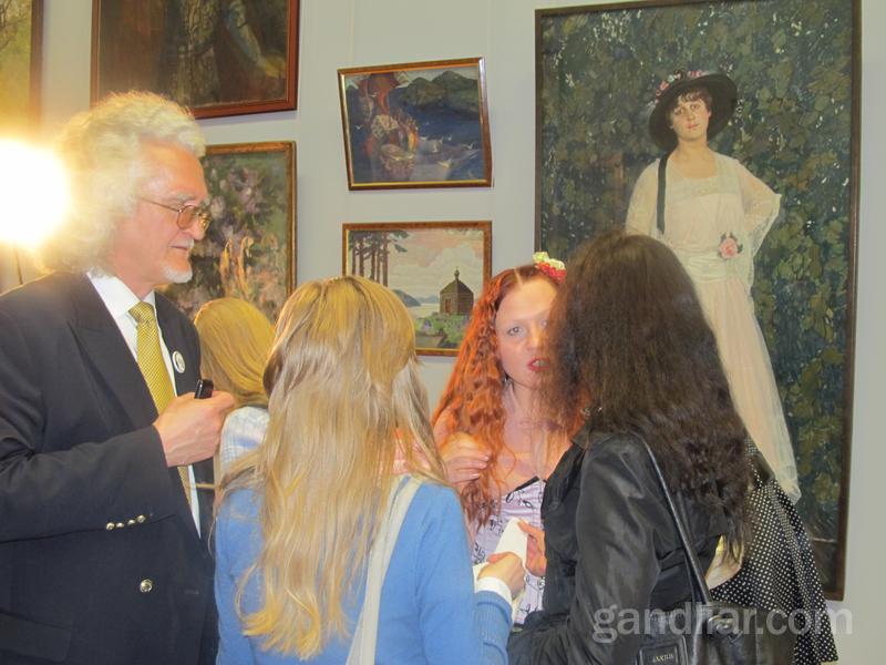 Директор Национального художественного музея Беларуси Владимир Прокопцов на акции "Ночь музеев"