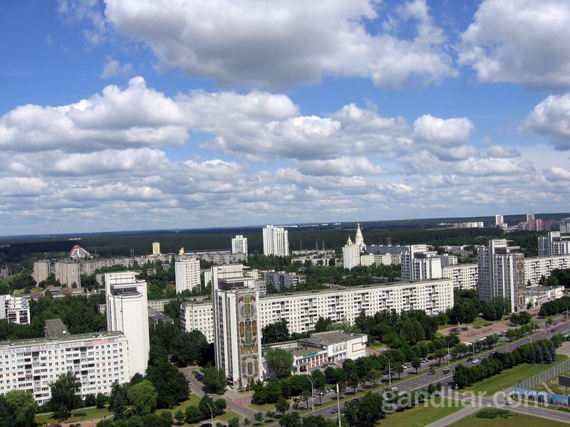 Панорама Минска. Микрорайон Восток