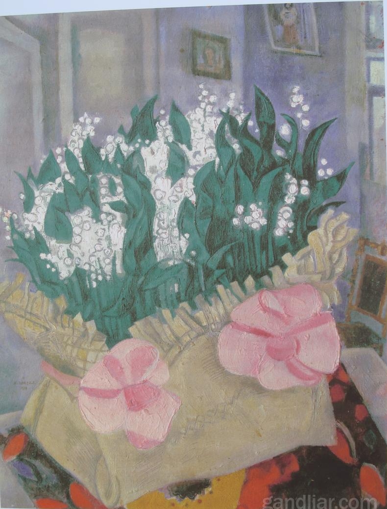 Картина М Шагала "Ландыши"